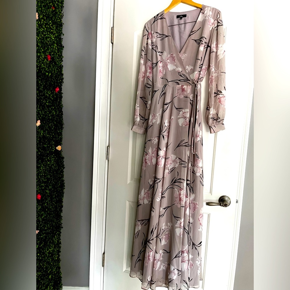 Long sleeve Wrap Dress